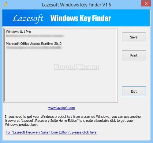 free windows product key finder